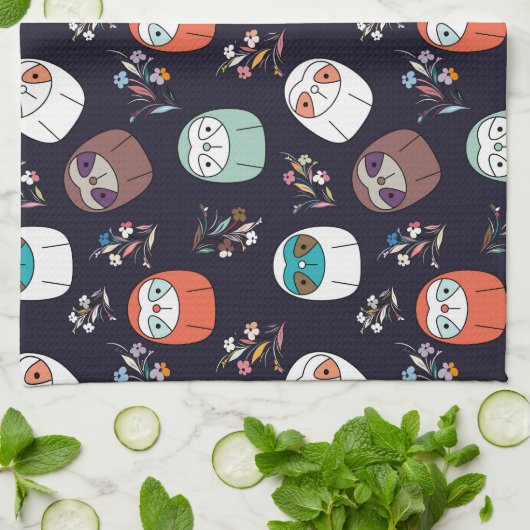 Dark Sloth Geschirrtuch (Gefaltet)