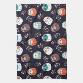 Dark Sloth Geschirrtuch (Vertikal)