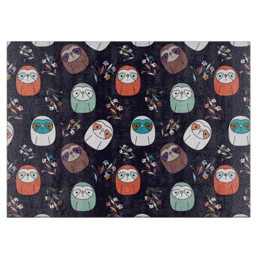 Dark Sloth Schneidebrett (Vorderseite)