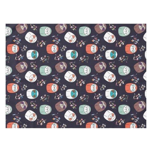 Dark Sloth Tischdecke (Vorderseite (Horizontal))