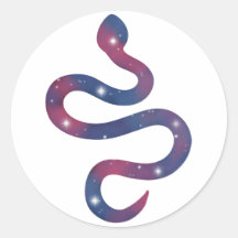 Dark Snake Starscape Sticker