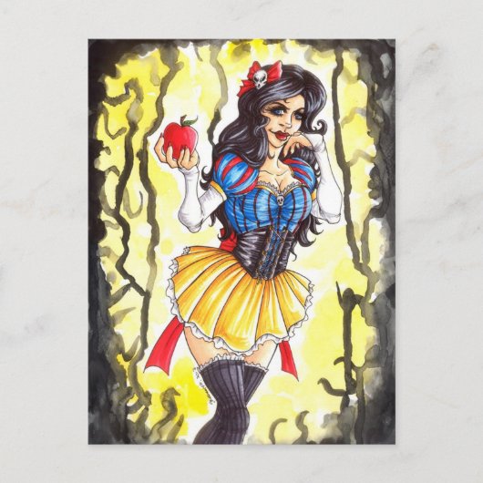 Dark Snow White Postcard Postkarte (Vorderseite)