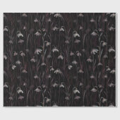  Dark Snowdrop Wrapping Paper Geschenkpapier (Flach)