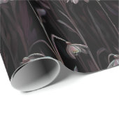  Dark Snowdrop Wrapping Paper Geschenkpapier (Rolleneckpunkt)