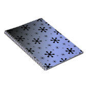 Dark Snowflakes Notebook Notizblock (Rechte Seite)