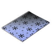 Dark Snowflakes Notebook Notizblock (Linke Seite)