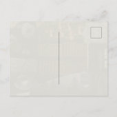 Dark / soft academia scrapbook collage postkarte (Rückseite)