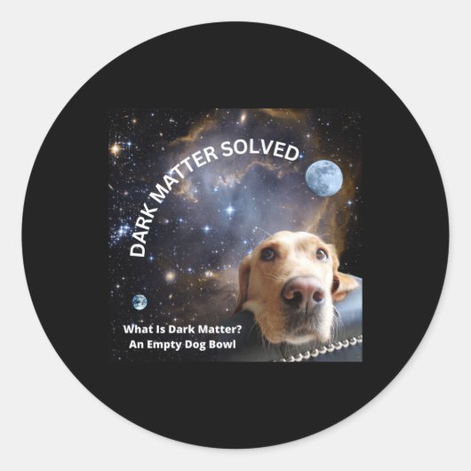 Dark Solved Sticker (Vorderseite)