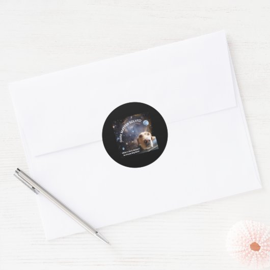 Dark Solved Sticker (Umschlag)