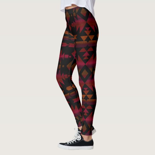 Dark Southwestern Sky Beautiful Boho Leggings (Links)