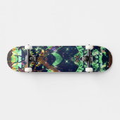 Dark Sparkling Graffiti Skateboard (Horizontal)