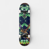 Dark Sparkling Graffiti Skateboard (Vorderseite)