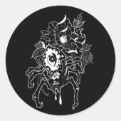 Dark Spider  Runder Aufkleber (Vorderseite)