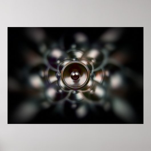 Dark Spinning Music Lautsprecher Poster (Vorne)