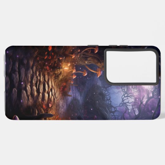 DARK SPOOKY GOTHIC HALLOWEEN PFAD SAMSUNG GALAXY HÜLLE (Linke Seite)