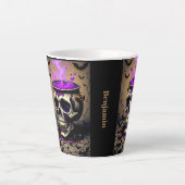 Dark Spuk Gothic Halloween Cauldron Milchtasse (Vorderseite)
