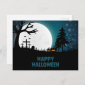 Dark Spuk House Halloween-Party Einladung (Vorne/Hinten)