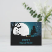 Dark Spuk House Halloween-Party Einladung (Stehend Vorderseite)