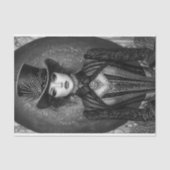 Dark Steampunk Lady Ringmaster DN7LF Decoupage Seidenpapier (Vorderseite)