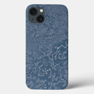 Dark Steel Blue Icy Crystals Case-Mate iPhone Hülle