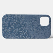 Dark Steel Blue Icy Crystals Case-Mate iPhone Hülle (Rückseite (Horizontal))