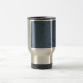 Dark Steel Blue Icy Crystals Reisebecher (Mittel)