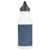 Dark Steel Blue Icy Crystals Trinkflasche (Links)