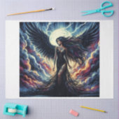 Dark Storm Angel Seidenpapier (Basteln)