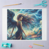 Dark Storm Angel Seidenpapier (Basteln)