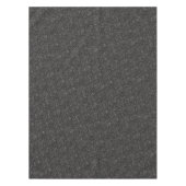 Dark Stylish Silver Grey Glitter Tischdecke (Vorderseite)