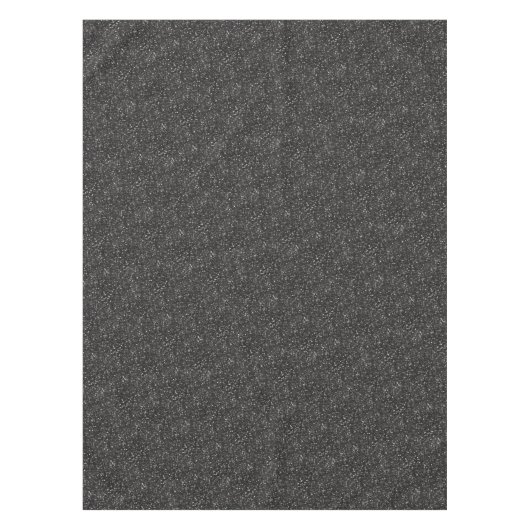 Dark Stylish Silver Grey Glitter Tischdecke (Vorderseite)