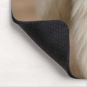 Dark Sunglasses On a Dog Tail Mousepad (Ecke)