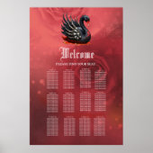 Dark Swan of Bones – Gothic Elegance Poster (Vorne)