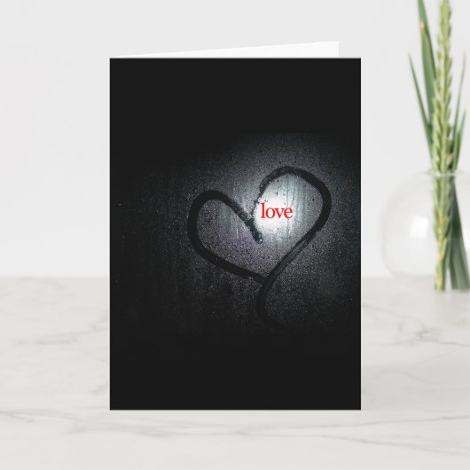 Dark Sweet Love Feiertagskarte (Vorderseite)