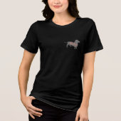 Dark T - Shirt Dackel Hunde Persönlichkeit (Vorderseite)