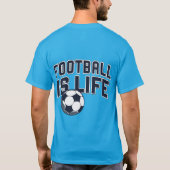 Dark T - Shirt mit farbenfrohem Digitaldesign - (Rückseite)