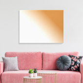 Dark Tan White Ombre Leinwanddruck (Insitu (Wohnzimmer))