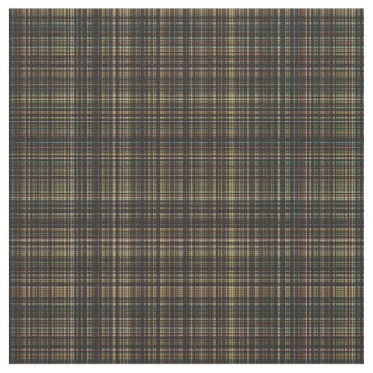 Dark Tartan (Kariert) Custom Fabric Stoff (Nahaufnahme)