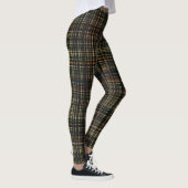Dark Tartan (Kariert) Custom Leggings (Rechts)