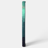 Dark Teal Night New York City Skyline Samsung Galaxy Hülle (Linke Seite)