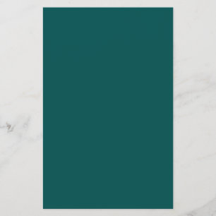 Dark Teal Solid Color Flyer