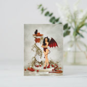 Dark Temptress Postkarte (Stehend Vorderseite)