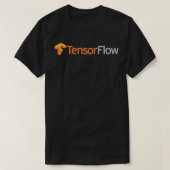 Dark Tensorflow Software Developer T T-Shirt (Design vorne)