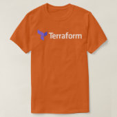 Dark Terraform Software Developer T-Shirt (Design vorne)