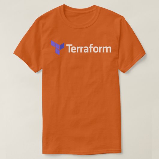Dark Terraform Software Developer T-Shirt (Design vorne)