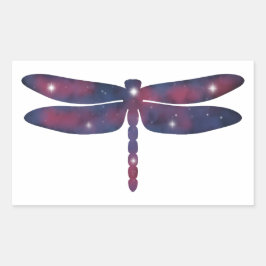 Dark Thick Dragonfly Starscape Sticker