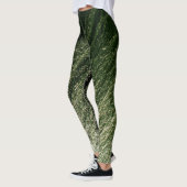 Dark to Pastel Jade Ombre Glitzer, Earth Element Leggings (Links)