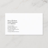 Dark Tools Zuhause Reparieren Handyman Business Ca Visitenkarte (Rückseite)