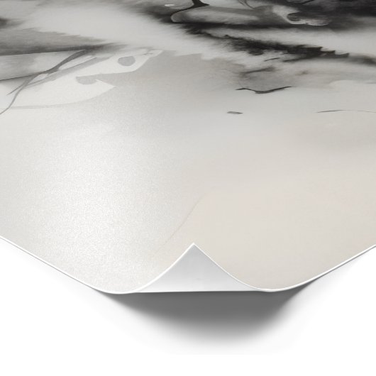 Dark Tree Tinte Fotodruck (Ecke)