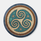 Dark Triskele Magnet (Vorne)